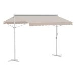 Zonnescherm - Opvouwbaar - Met zwengel - Beige