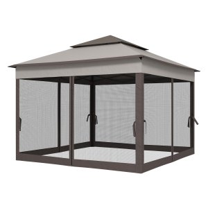 Tuinpaviljoen - Opvouwbaar - Waterdicht - Antraciet