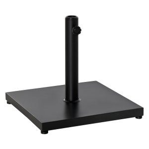 Parasolhouder - Sterke stabiliteit - Metaal - Zwart