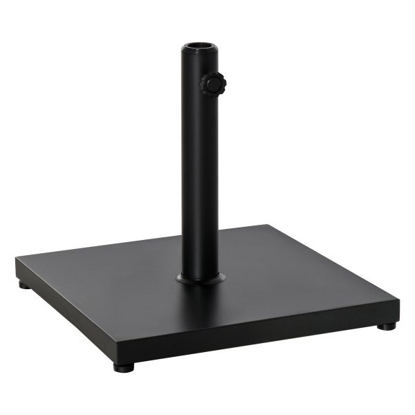 Parasolhouder - Sterke stabiliteit - Metaal - Zwart