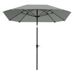 Parasol - Windbestendig - Stabiel - Donkergrijs