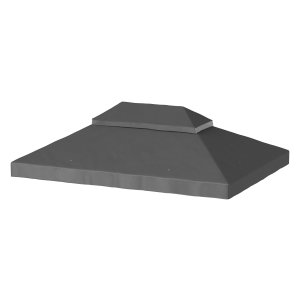 Tuinpaviljoen - Waterdicht dubbel dak - Donkergrijs