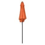 Parasol - Strandparasol - Draaibaar en windbestendig - Oranje