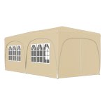 Tuinpaviljoen - Stabiel - Opvouwbaar - Zandkleurig