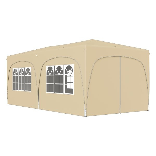 Tuinpaviljoen - Stabiel - Opvouwbaar - Zandkleurig