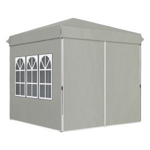 Pop-up Paviljoen - Stabiel en Winterbestendig - Lichtgrijs