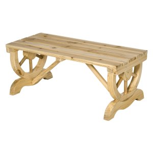 Tuinbank - Weerbestendig - Rustiek - Natuurlijke kleur