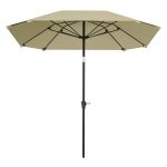 Parasolstand - Stabiele balkonparasol - Windbestendig - Zandkleurig