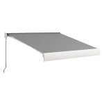 Zonneluifel - LuxeSun - Elektrisch bedienbaar - Aluminium - Lichtgrijs