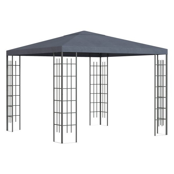 Feesttent - Stabiel - Polyester - Grijs