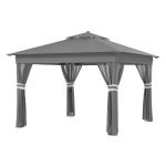 Tuinpaviljoen - LuxeLife - LED-verlichting - Donkergrijs