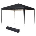 Tuinpaviljoen - Stabiel - Waterafstotend - Zwart