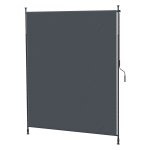 Zonnescherm – Verstelbaar - Aluminium - Grijs