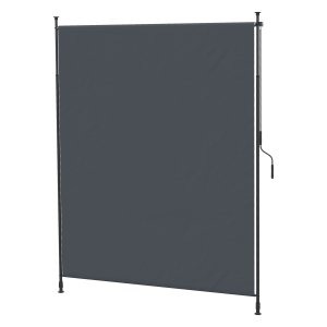 Zonnescherm – Verstelbaar - Aluminium - Grijs