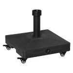 Parasolvoetwielen – Topshade - Vulbaar – 20kg - Zwart