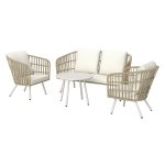 Tuinmeubelset - Exclusief Design - Comfortabel - Weerbestendig - Khaki