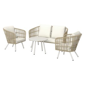 Tuinmeubelset - Exclusief Design - Comfortabel - Weerbestendig - Khaki