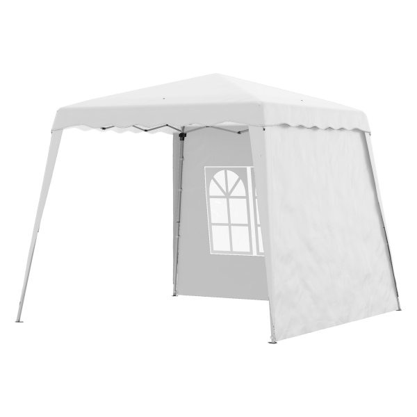 Partytent - Opvouwbaar - Verstelbare zijwand - Wit