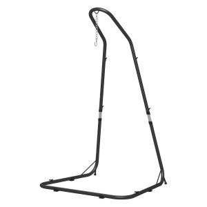 Hangstoelstandaard - RelaxHome - Draagvermogen 150 kg - In hoogte verstelbaar - Zwart