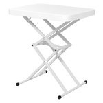 Balkontafel - Flexibele- Bijzettafel - Inklapbaar - Wit
