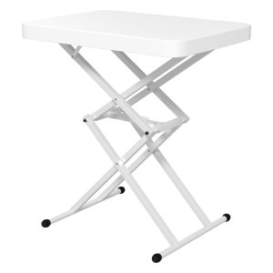 Balkontafel - Flexibele- Bijzettafel - Inklapbaar - Wit