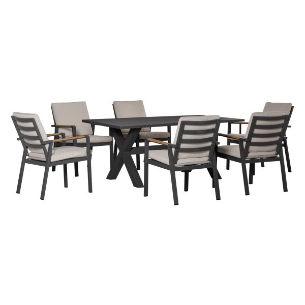 Tuinmeubelset - Luxuria - Weerbestendig - Zwart