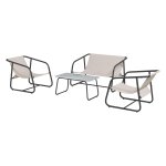 Tuinmeubelset - LuxusGarten - Stijlvol Design - Comfortabel - Crèmekleurig