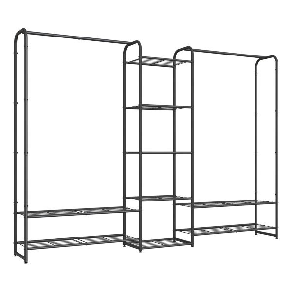 Kapstok - TrendyLiving - Hangrail - Planken - Matzwart