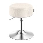 Kruk - LuxeLiving - In hoogte verstelbaar - Draaibaar - Zwart