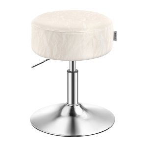 Kruk - LuxeLiving - In hoogte verstelbaar - Draaibaar - Zwart