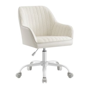 Draaistoel - - Fluweel - Hoogteverstelbaar - Licht Grijs