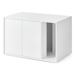 Kattenhuis - Minimalistisch Modern - Sneeuwwit