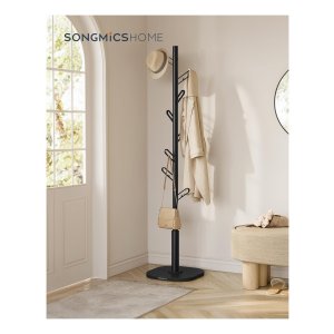 Kapstok - DesignStijl - 8 haken - Hoogglans Zwart