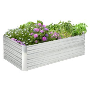 Tuinkasje - Greenline - Verhoogd plantenbed - Met dak - Groen