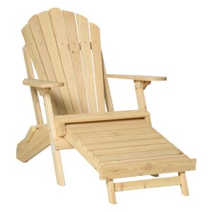 Tuinstoel - Comfort Line - Opklapbaar - Adirondack - bruin