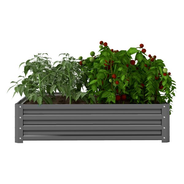 Plantenbak - TrendyHome - Verhoogd - Stijlvol - Lichtgrijs