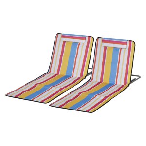 Strandstoelen - ComfortLuxe - Inklapbaar - Verstelbaar - Blauw