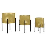 Plantenstandaards - Elegance Living - Rotan look - Goud