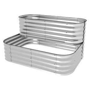 Plantenrek – Bloem & Balkon - Metaal – Stevig - Zilver