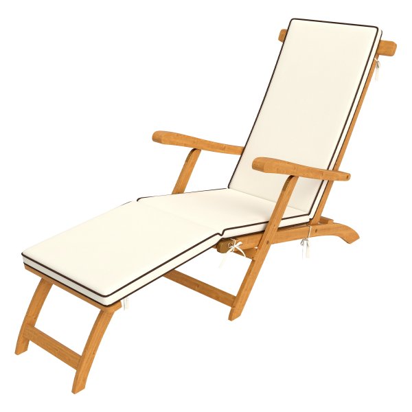 Ligstoel - ComfortZone - Ergonomisch - Weerbestendig - Teak