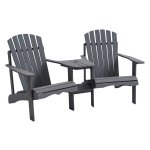 Terrasstoelen - Ergonomisch Design - Draagvermogen 120 kg - Donkergrijs