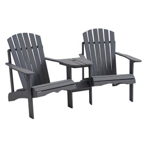 Terrasstoelen - Ergonomisch Design - Draagvermogen 120 kg - Donkergrijs