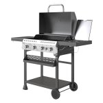 Gasbarbecue – Grillmeister - Krachtig en veelzijdig - Zwart