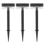 Zonnelampen - Warm Wit Licht - IP65 Waterdicht - Zwart
