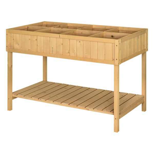 Plantentafel - GroenRijk - Verhoogd bloembed - Kweektafel - Natuurhout