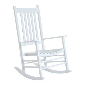Schommelstoel - Relaxfauteuil - Wit