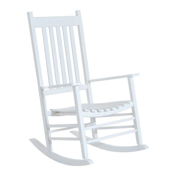 Schommelstoel - Relaxfauteuil - Wit