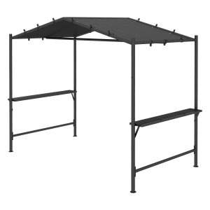 Tuinpaviljoen - Waterdicht en vlamvertragend - BBQ-paviljoen - Donkergrijs