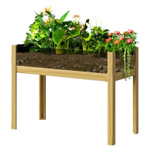 Moestuinbak - DuurzaamGroen - Verhoogde kruidentuin - Weerbestendig - Naturel