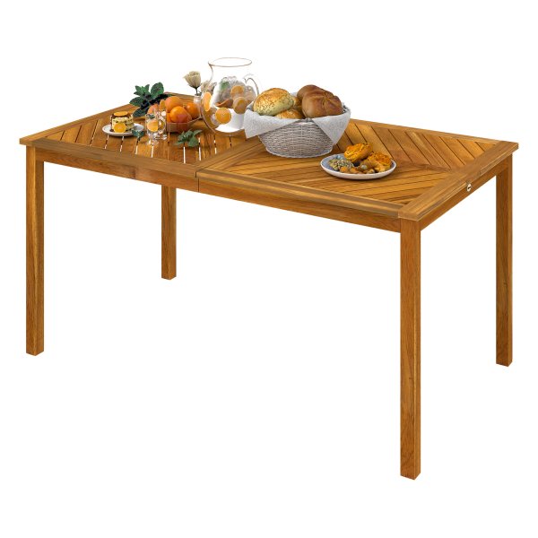 Tuintafel - Weerbestendig - Opklapbaar - Teak